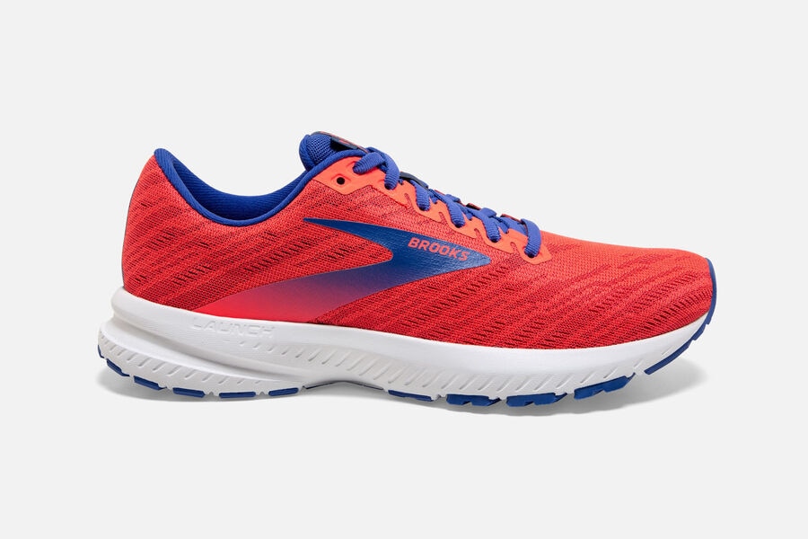 Brooks Herren Launch 7 Laufschuhe Koralle// Blau Sale 621-306945